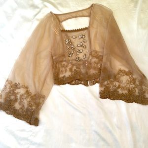 Free People crop shrug